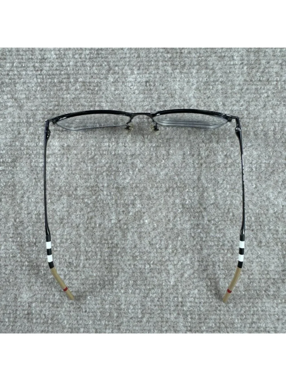 Burberry B 1329-D Rectangular Eyeglass Frames 56 16 145 Black Check Preppy